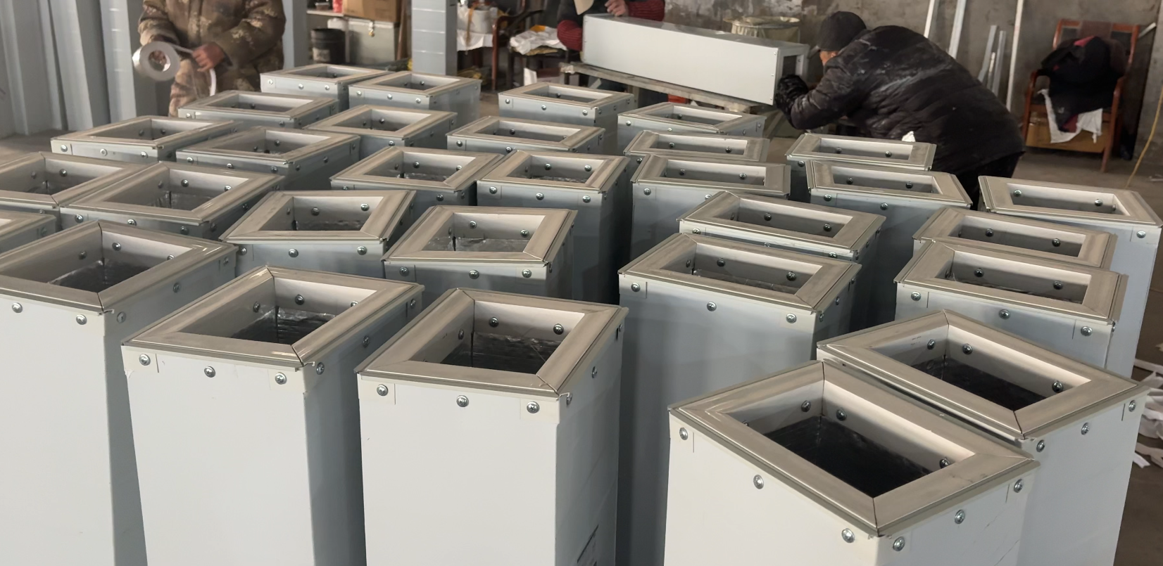 外彩钢内铝箔复合风管